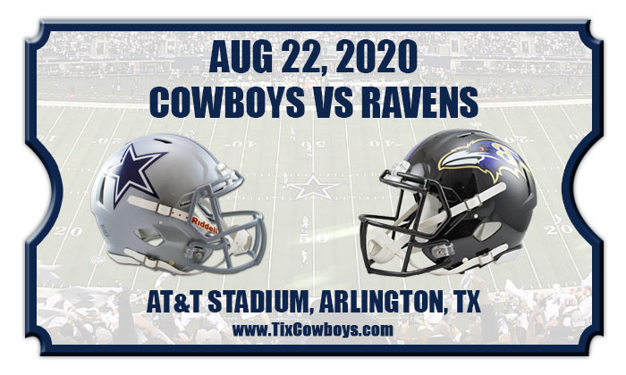 Dallas Cowboys vs Baltimore Ravens Preseason Football 