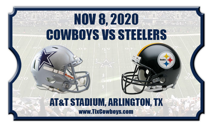 Dallas Cowboys vs Pittsburgh Steelers Football Tickets ...