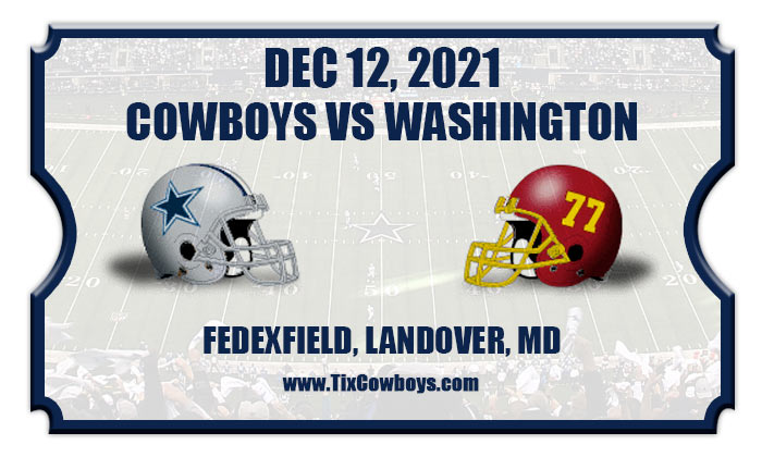 2021 Cowboys Vs Washington