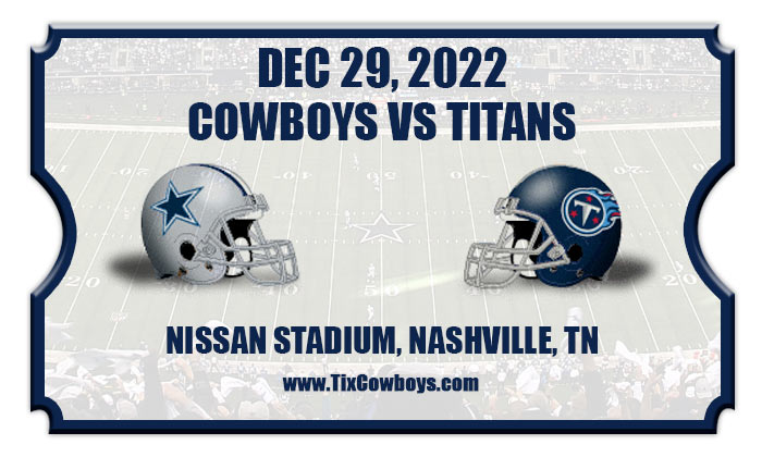 2004 Tennessee Titans at Dallas Cowboys Ticket 8/30/04