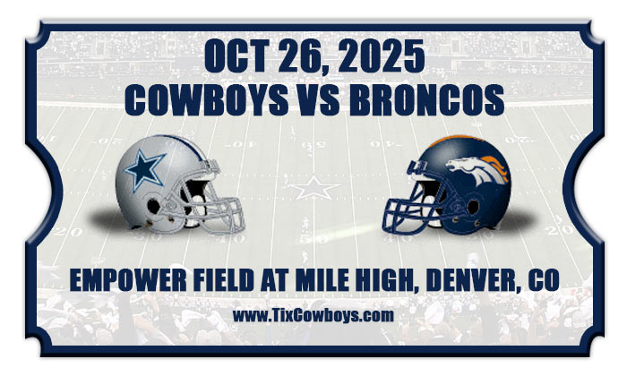 2025 Cowboys Vs Broncos